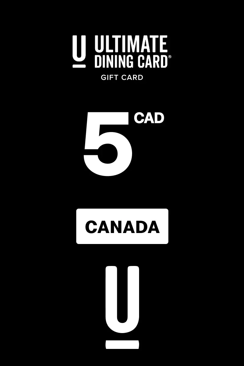 The Ultimate Dining 5 CAD Gift Card (Canada) - Digital Key