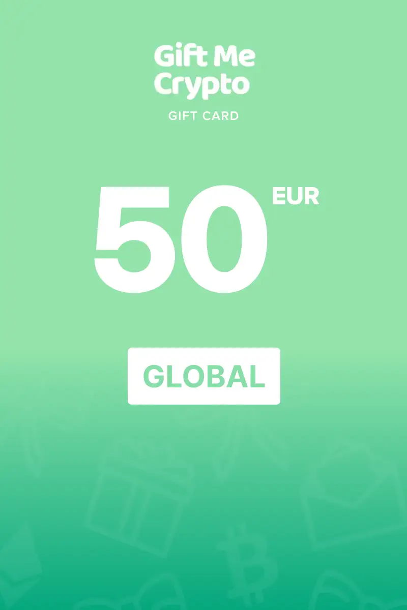 Gift Me Crypto 50 EUR Gift Card (Global) - Digital Key