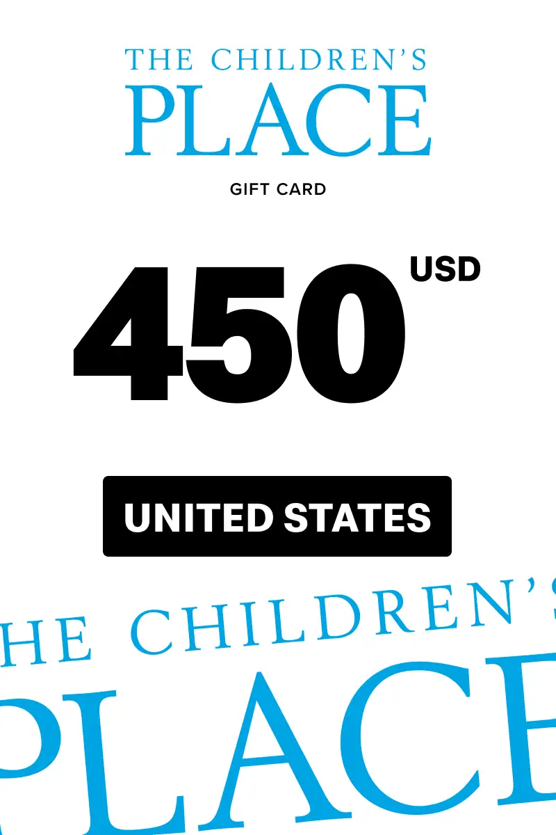The Children's Place 450 USD Gift Card (United States) - Digital Key