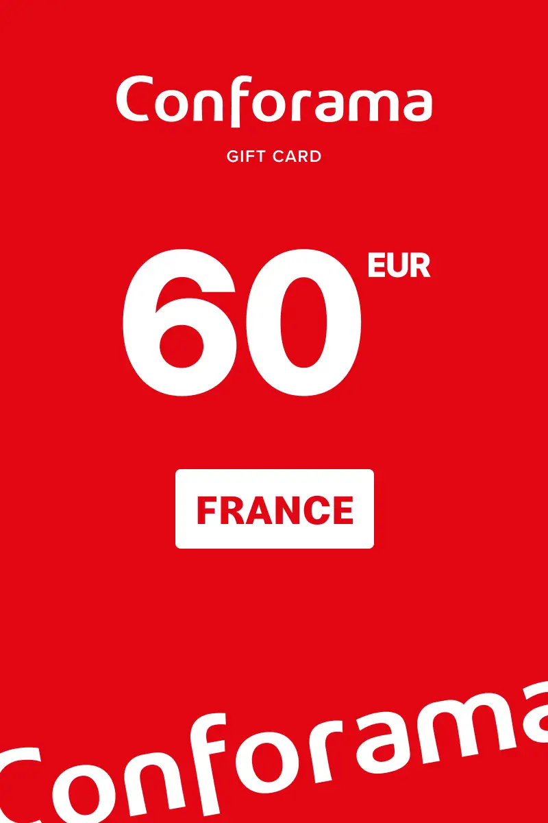 Conforama 60 EUR Gift Card (France) - Digital Key