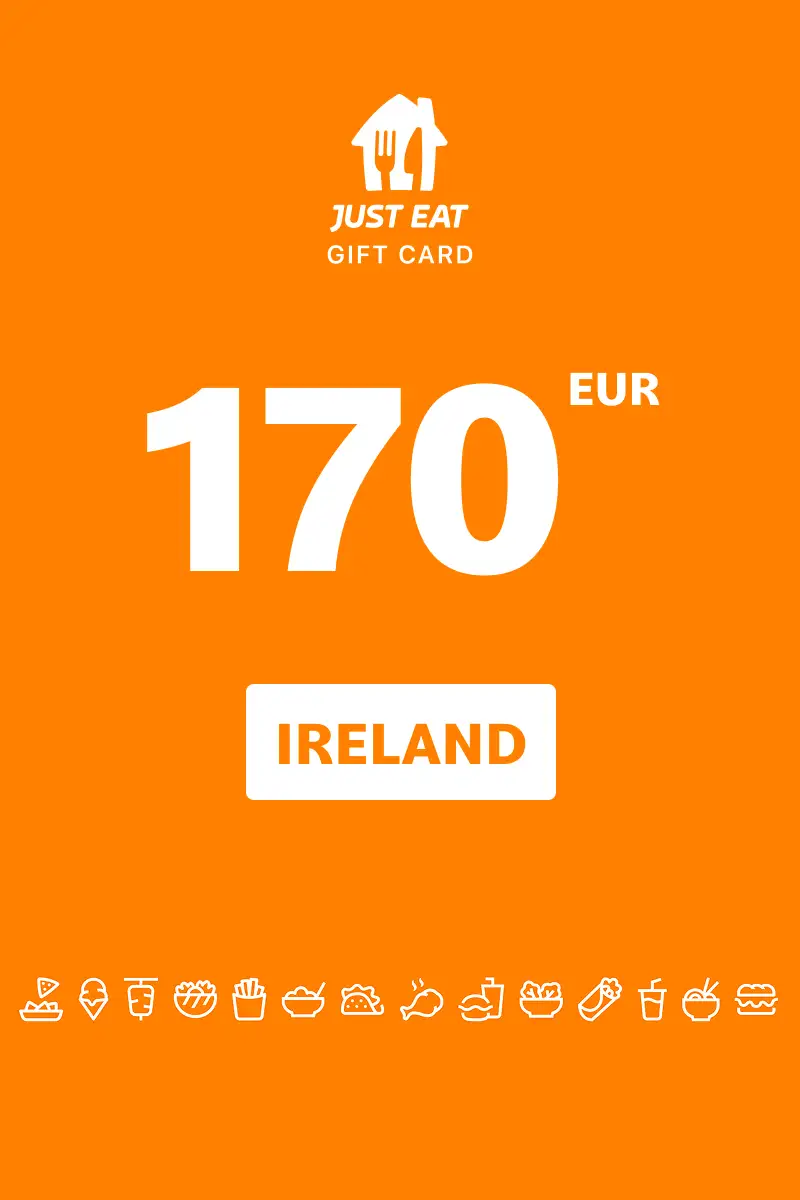 Just Eat 170 EUR Gift Card (Ireland) - Digital Key