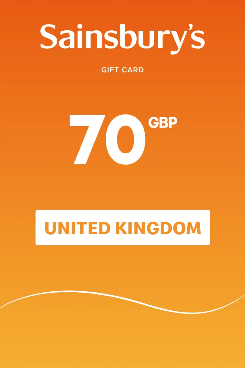 Sainsbury's 70 GBP Gift Card (United Kingdom) - Digital Key