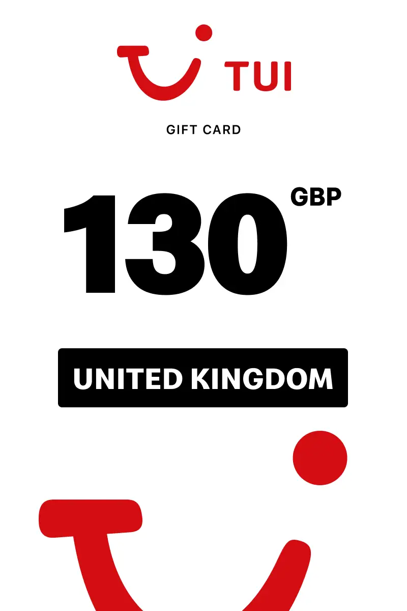 TUI Travel 130 GBP Gift Card (United Kingdom) - Digital Key