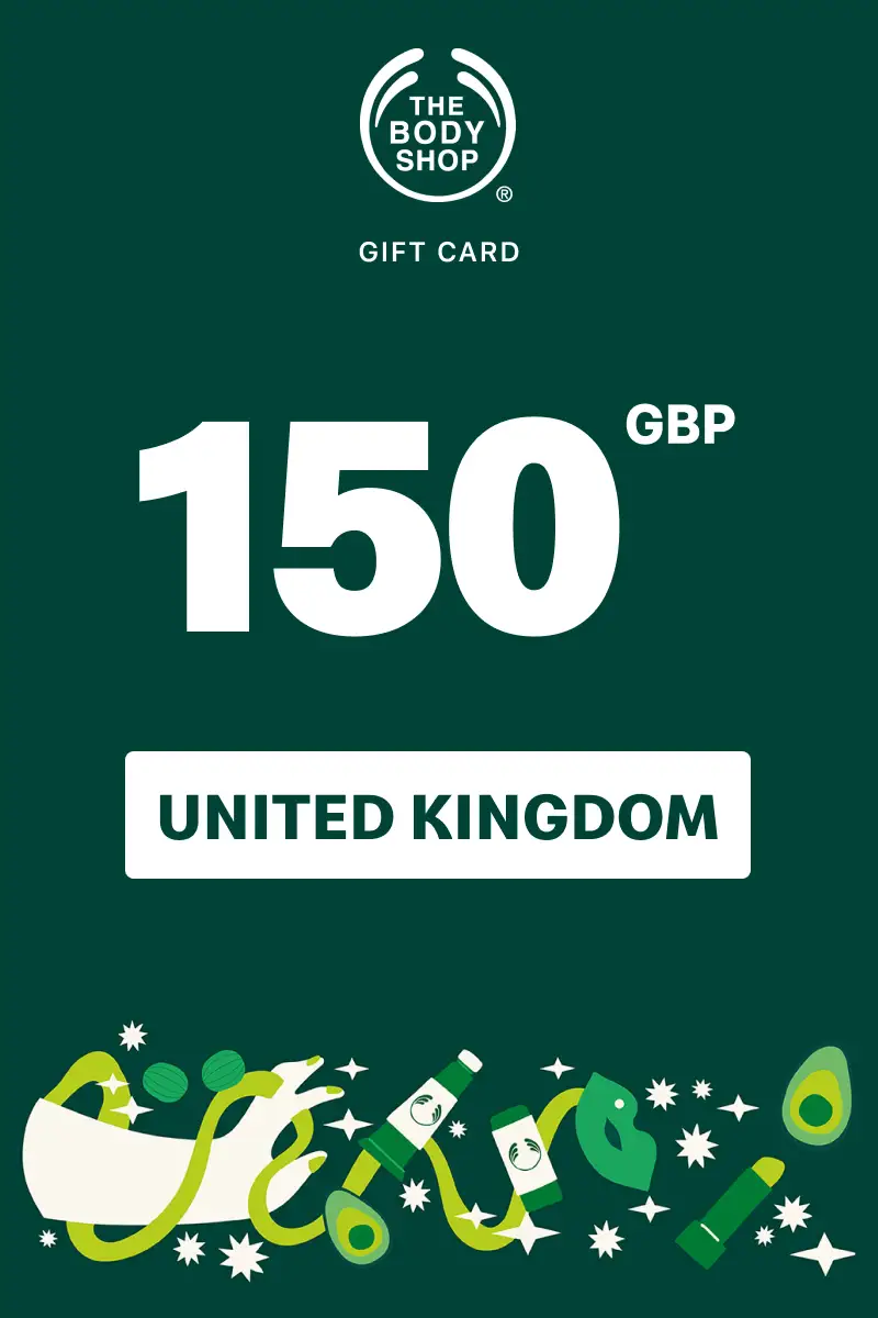 The Body Shop 150 GBP Gift Card (United Kingdom) - Digital Key