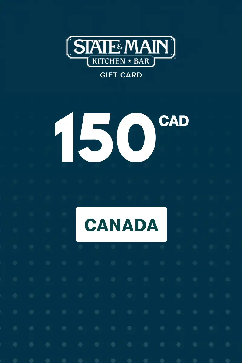 State and Main 150 CAD Gift Card (Canada) - Digital Key
