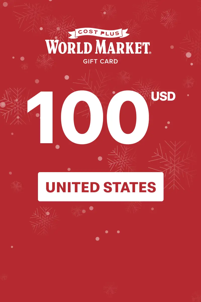 Cost Plus World Market 100 USD Gift Card (United States) - Digital Key