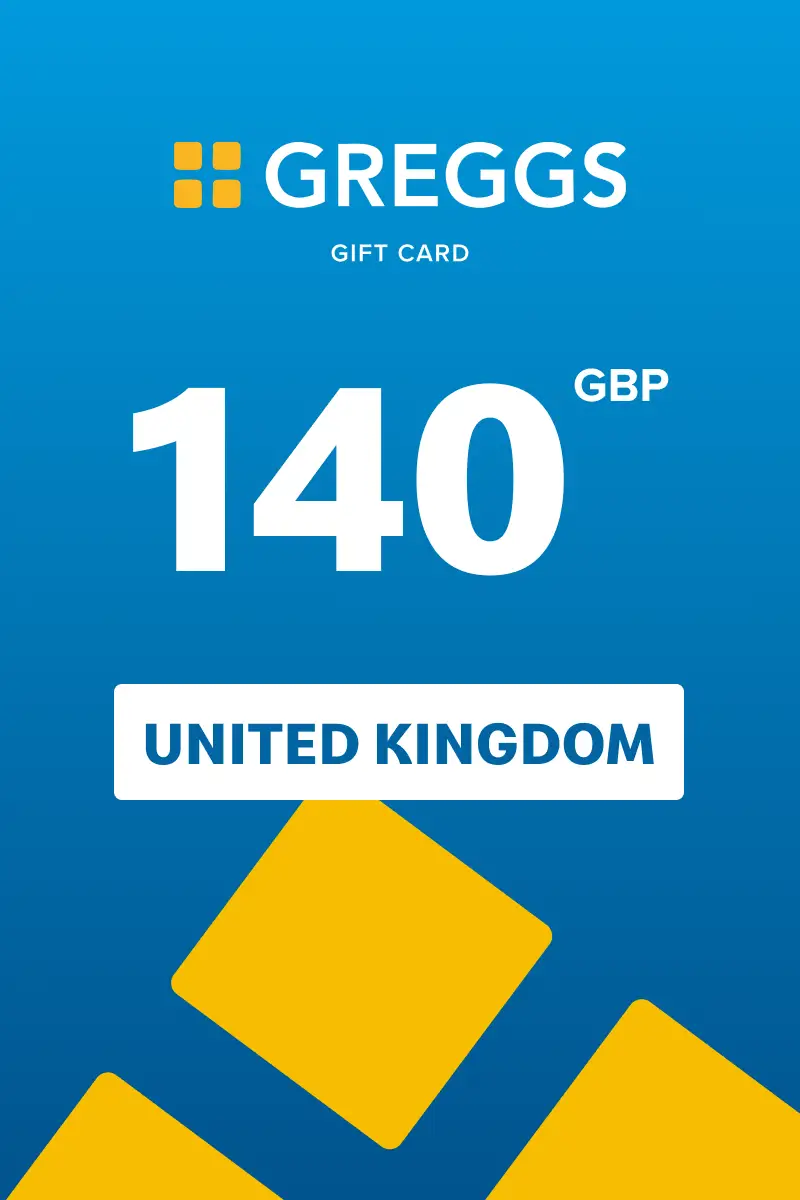 Greggs 140 GBP Gift Card (United Kingdom) - Digital Key