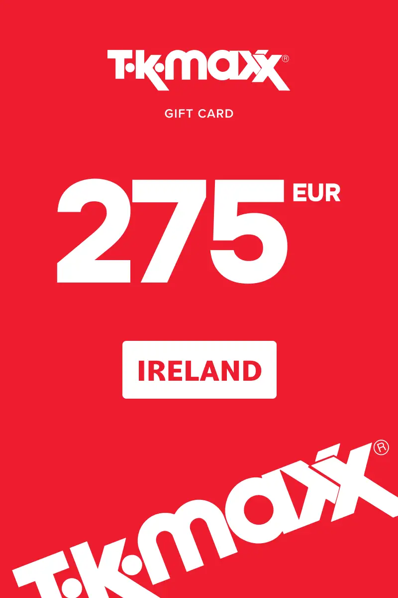 TK Maxx 275 EUR Gift Card (Ireland) - Digital Key