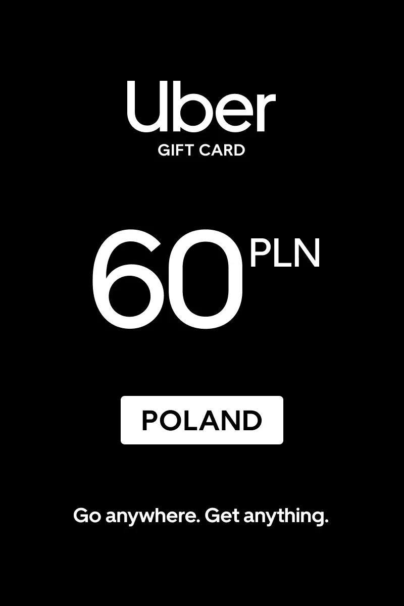 Uber 60 PLN Gift Card (Poland) - Digital Key