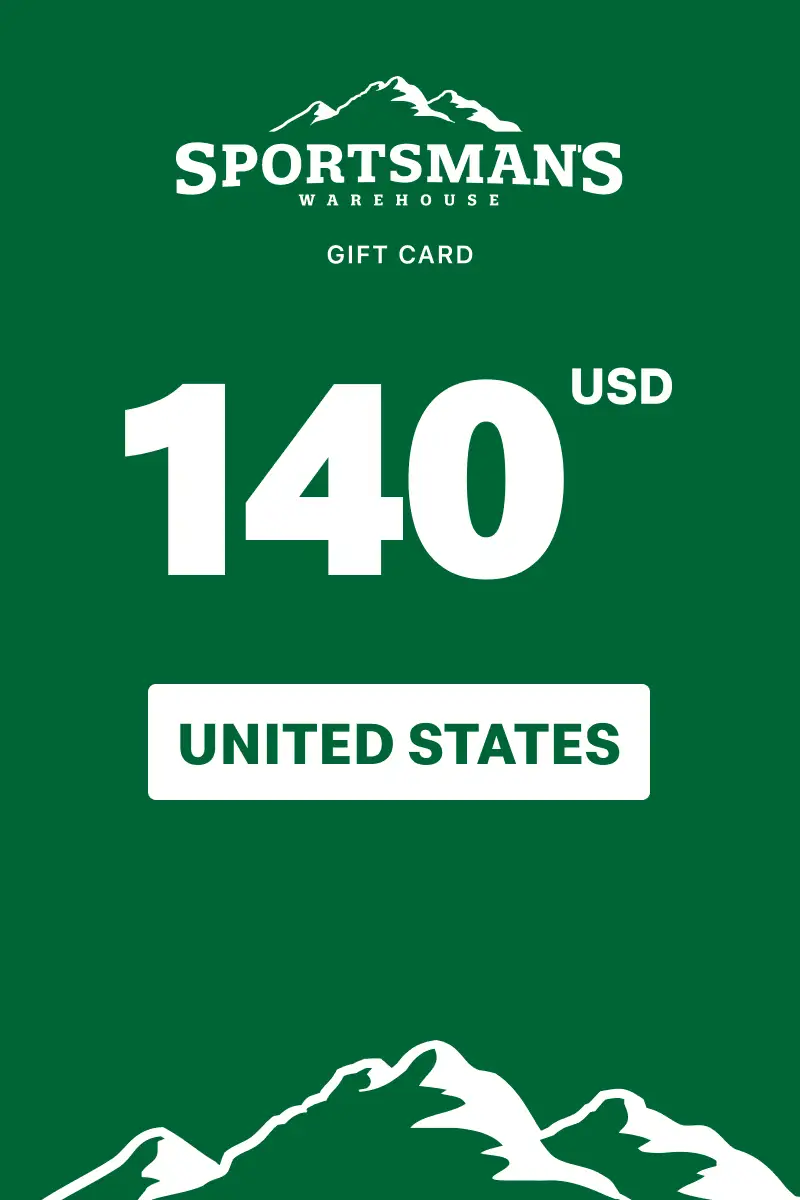 Sportsman's Warehouse 140 USD Gift Card (United States) - Digital Key