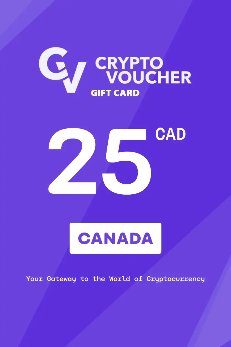 Buy Crypto Voucher 25 CAD Gift Card (Canada) - Digital Key