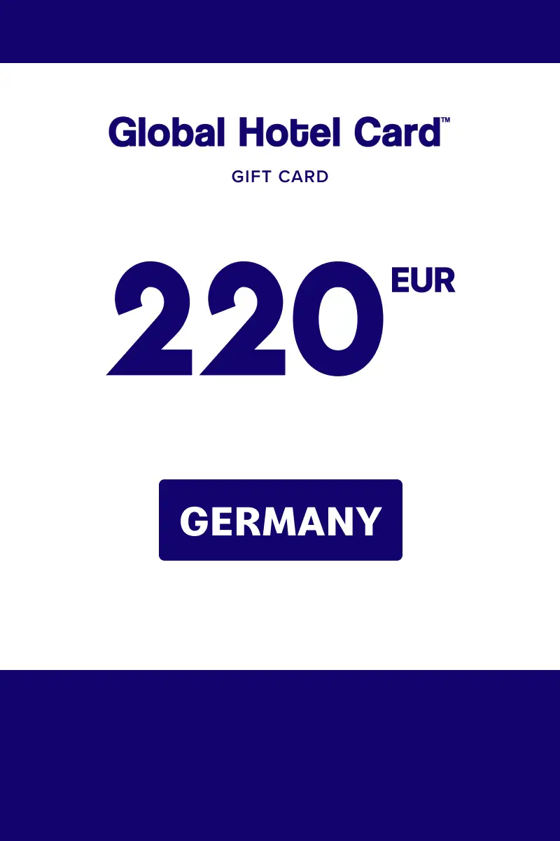 Global Hotel Card 220 EUR Gift Card (Germany) - Digital Key