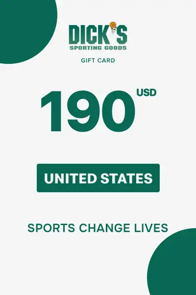 Dick's Sporting Goods 190 USD Gift Card (United States) - Digital Key