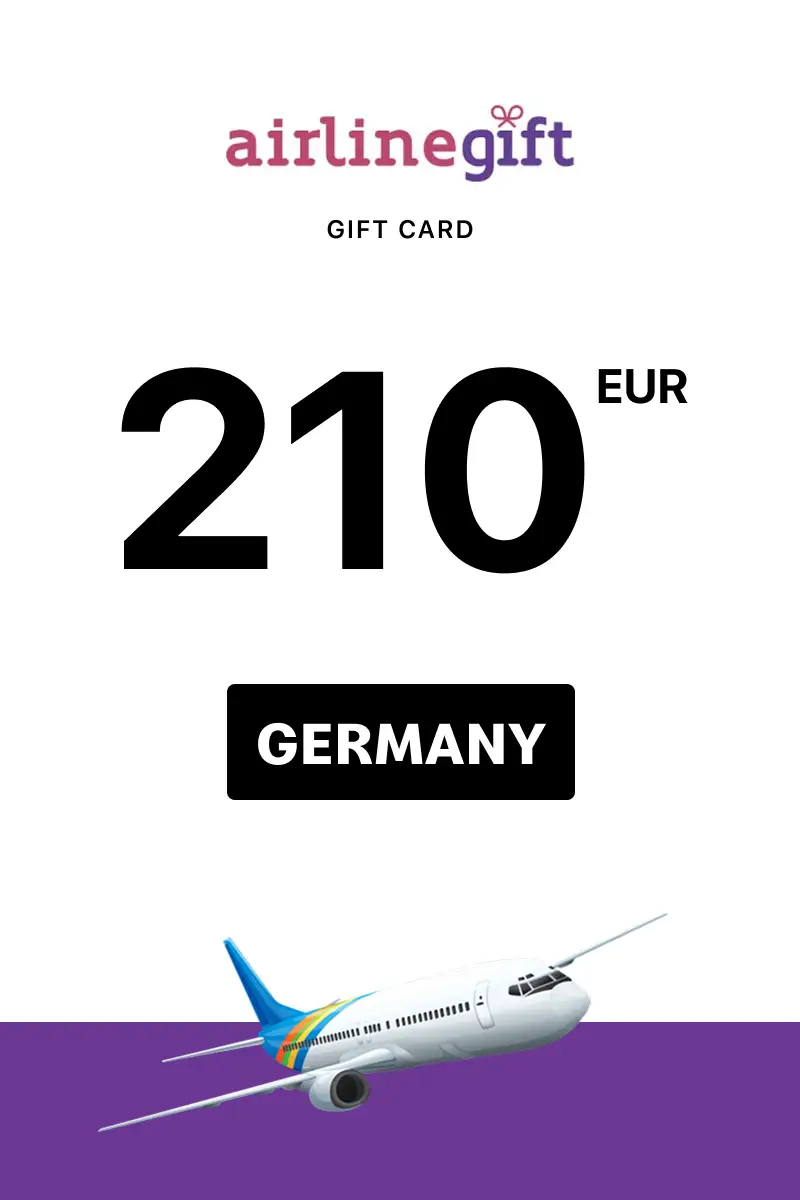 Airline Gift 210 EUR Gift Card (Germany) - Digital Key