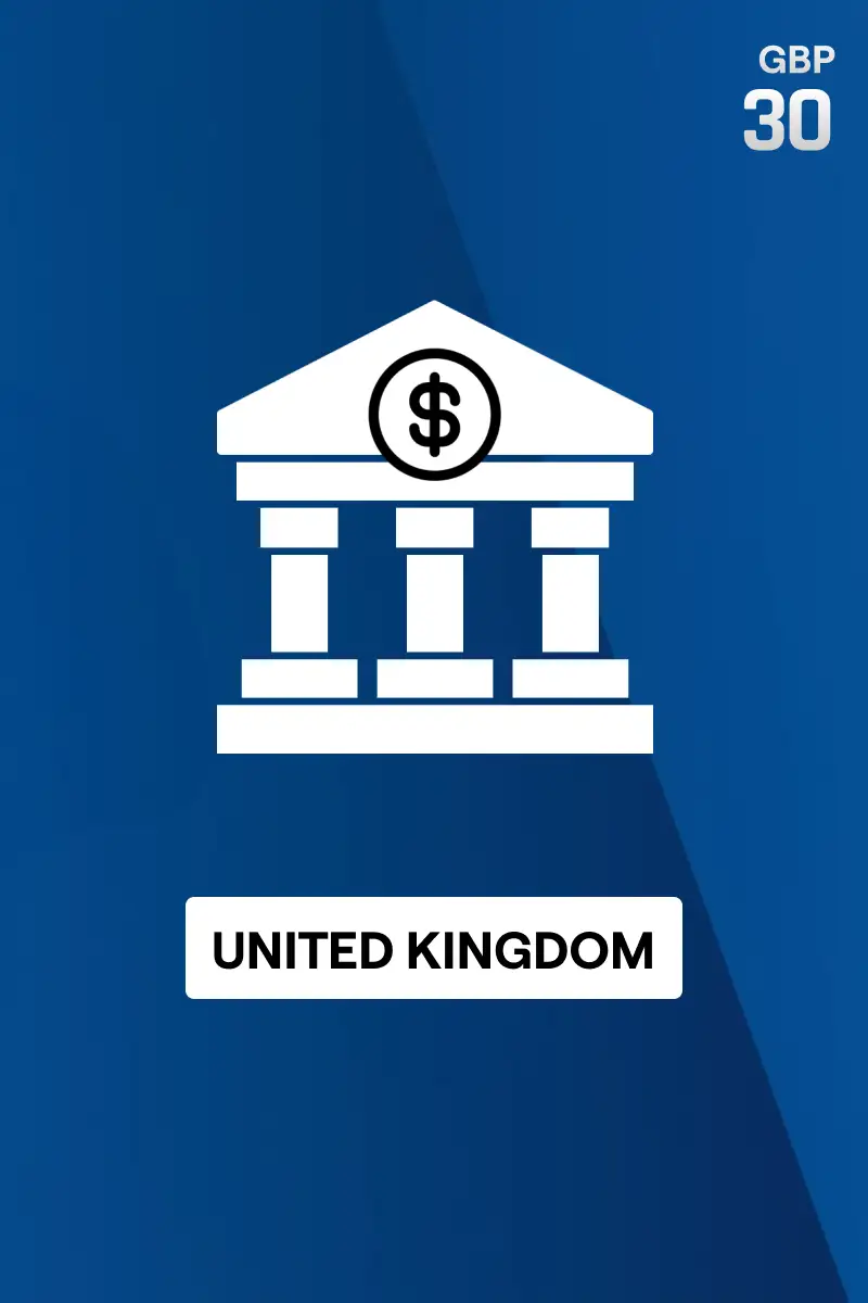 Rewarble Bank Transfer 30 GBP Gift Card (United Kingdom) - Rewarble - Digital Key