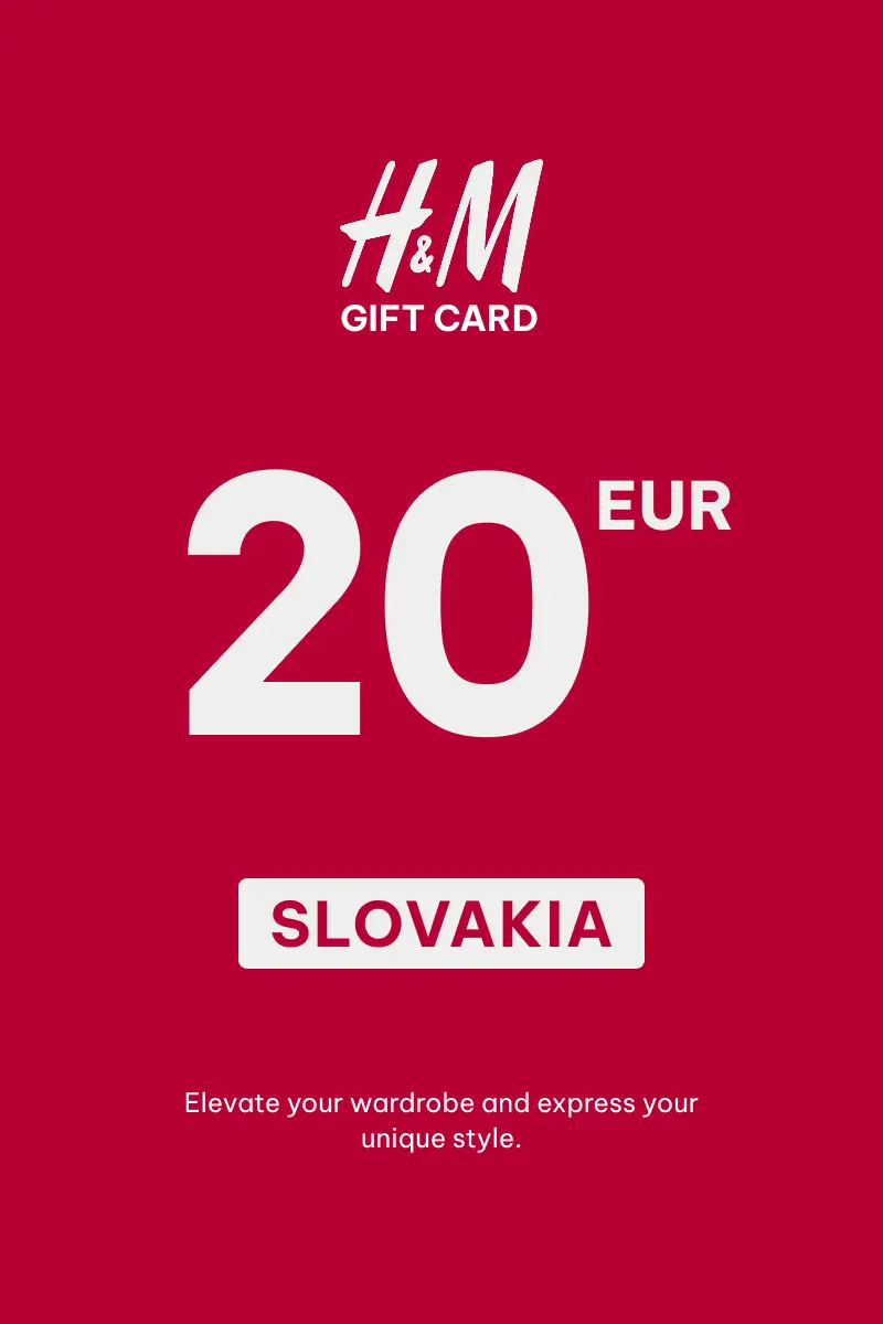 HandM 20 EUR Gift Card (Slovakia) - Digital Key