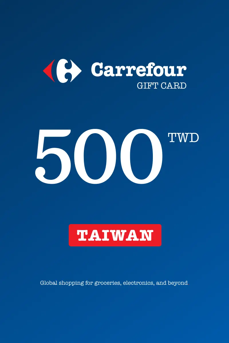 Carrefour 500 TWD Gift Card (Taiwan) - Digital Key