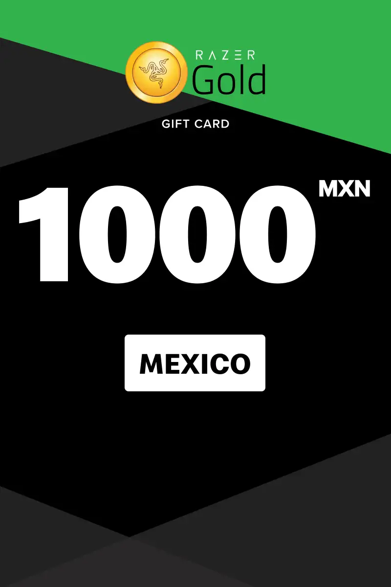 Razer Gold 1000 MXN Gift Card (Mexico) - Digital Key