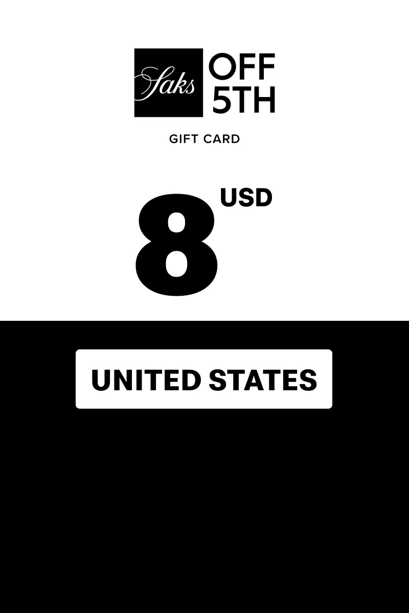 Saks OFF 5TH 8 USD Gift Card (United States) - Digital Key