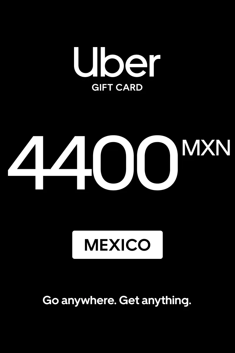 Uber 4400 MXN Gift Card (Mexico) - Digital Key