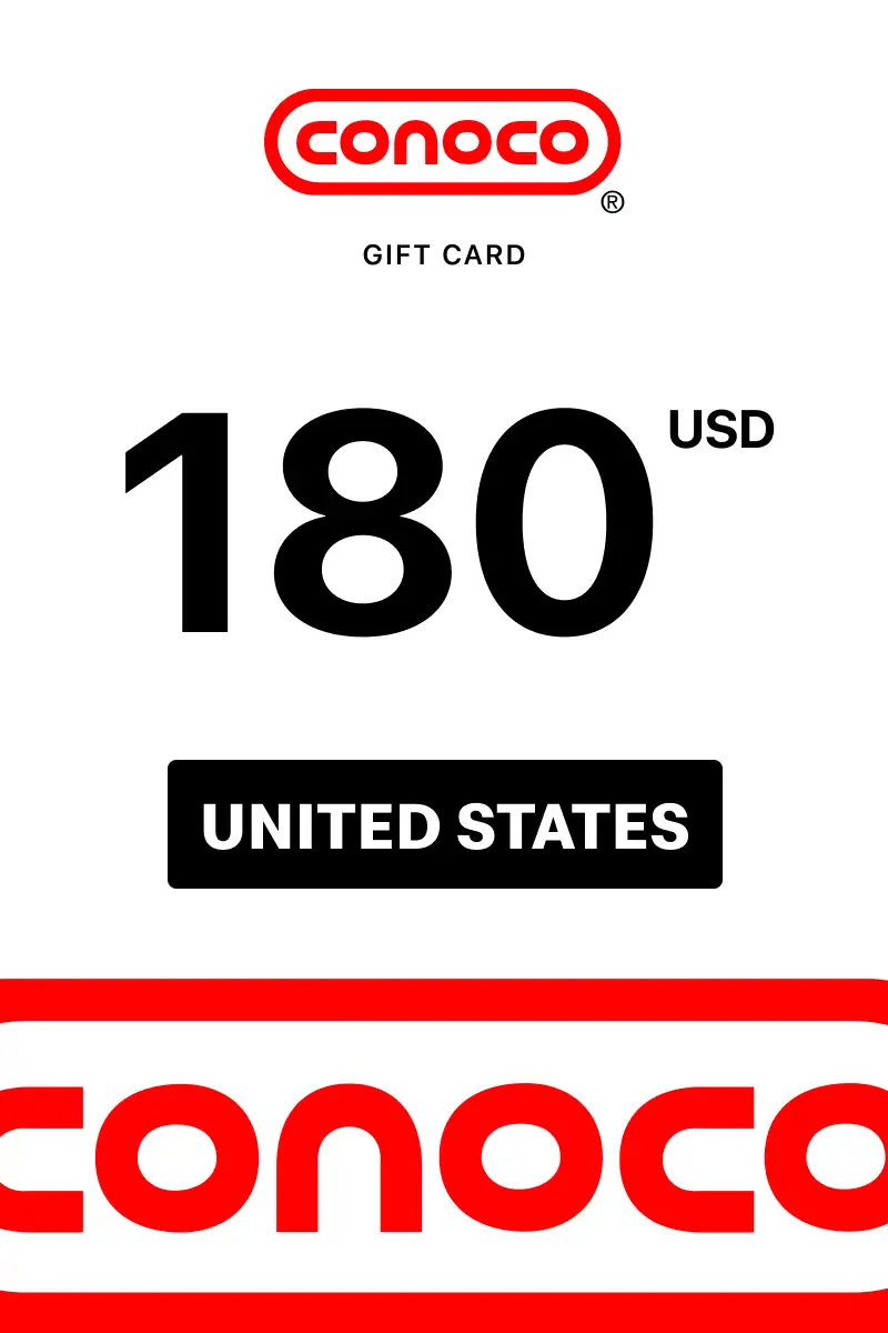 Conoco 180 USD Gift Card (United States) - Digital Key