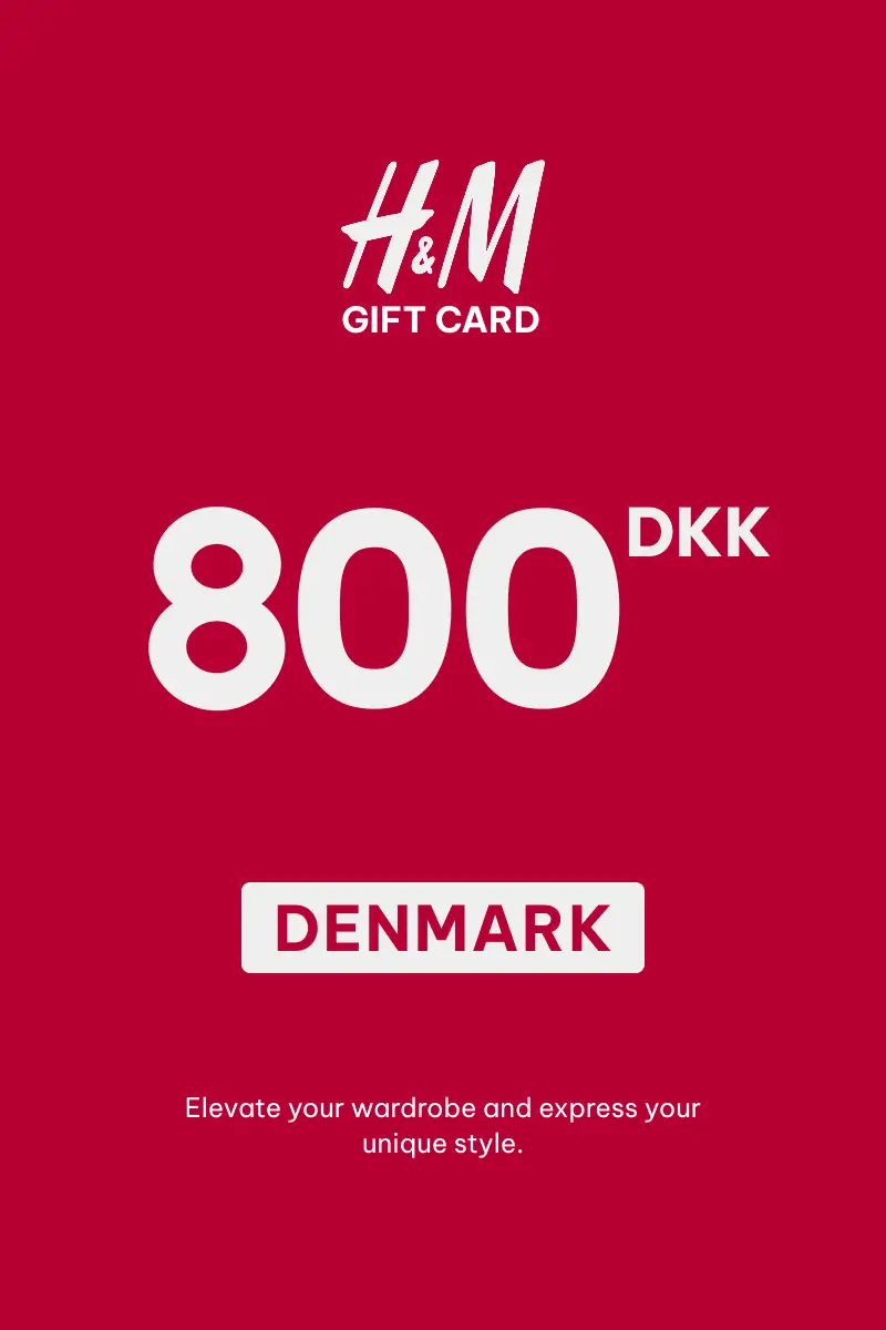 HandM 800 DKK Gift Card (Denmark) - Digital Key
