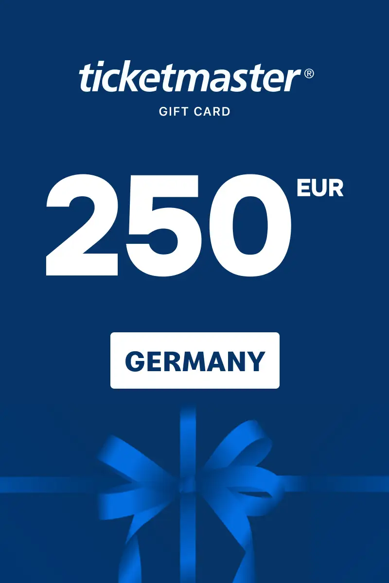 Ticketmaster 250 EUR Gift Card (Germany) - Digital Key