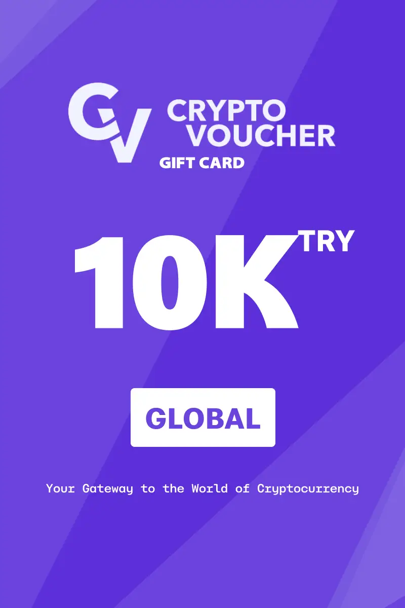 Crypto Voucher 10000 TRY Gift Card (Global) - Digital Key