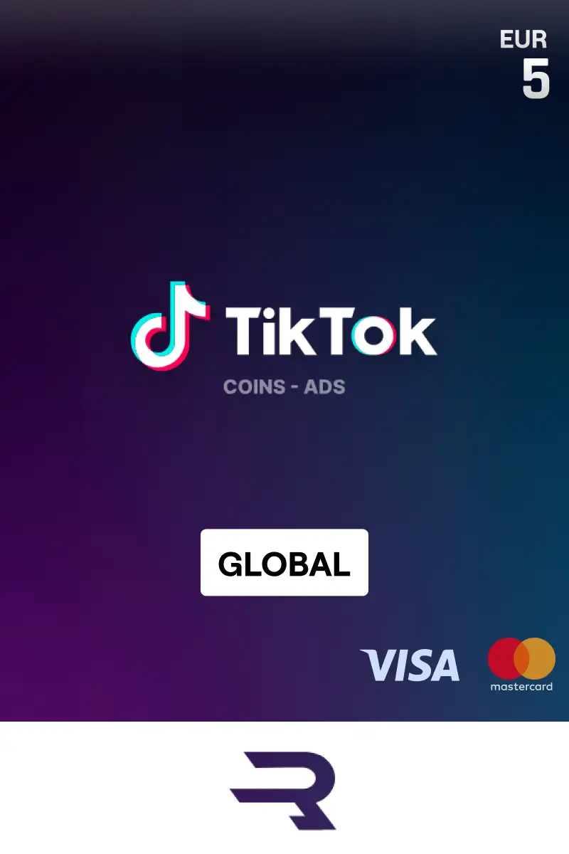 Rewarble TikTok Coins 5 EUR Gift Card (Global) - Rewarble - Digital Key