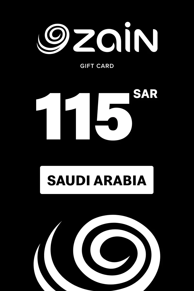 Zain Recharge Card 115 SAR Gift Card (Saudi Arabia) - Digital Key