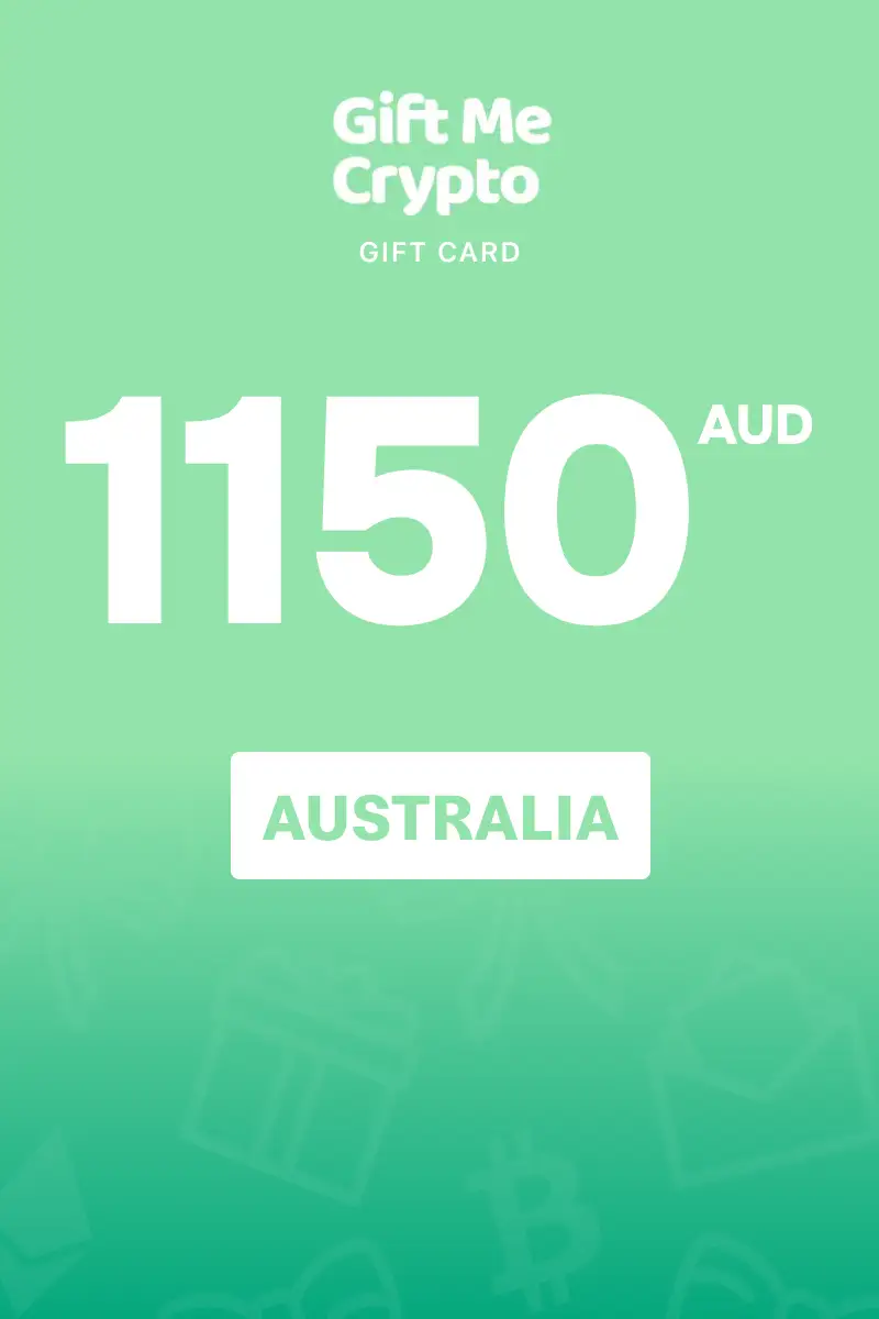 Gift Me Crypto 1150 AUD Gift Card (Australia) - Digital Key
