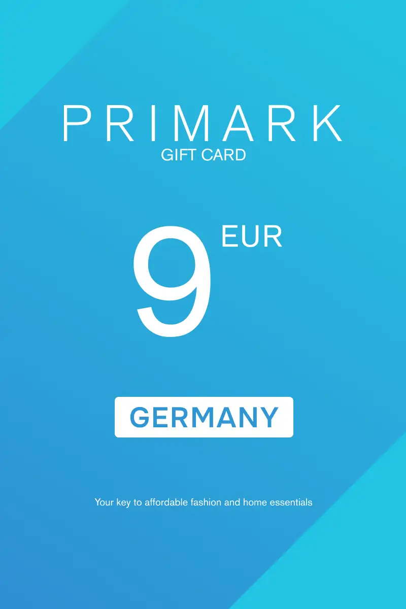 Primark 9 EUR Gift Card (Germany) - Digital Key
