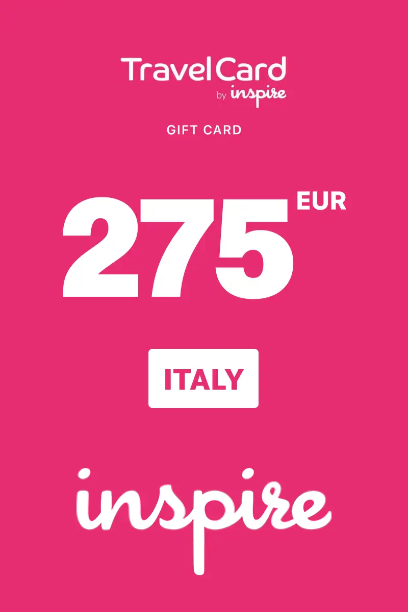 TravelCard by Inspire 275 EUR Gift Card (Italy) - Digital Key