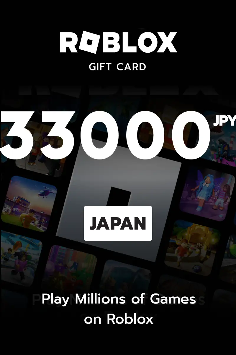 Roblox 33000 JPY Gift Card (Japan) - Digital Key