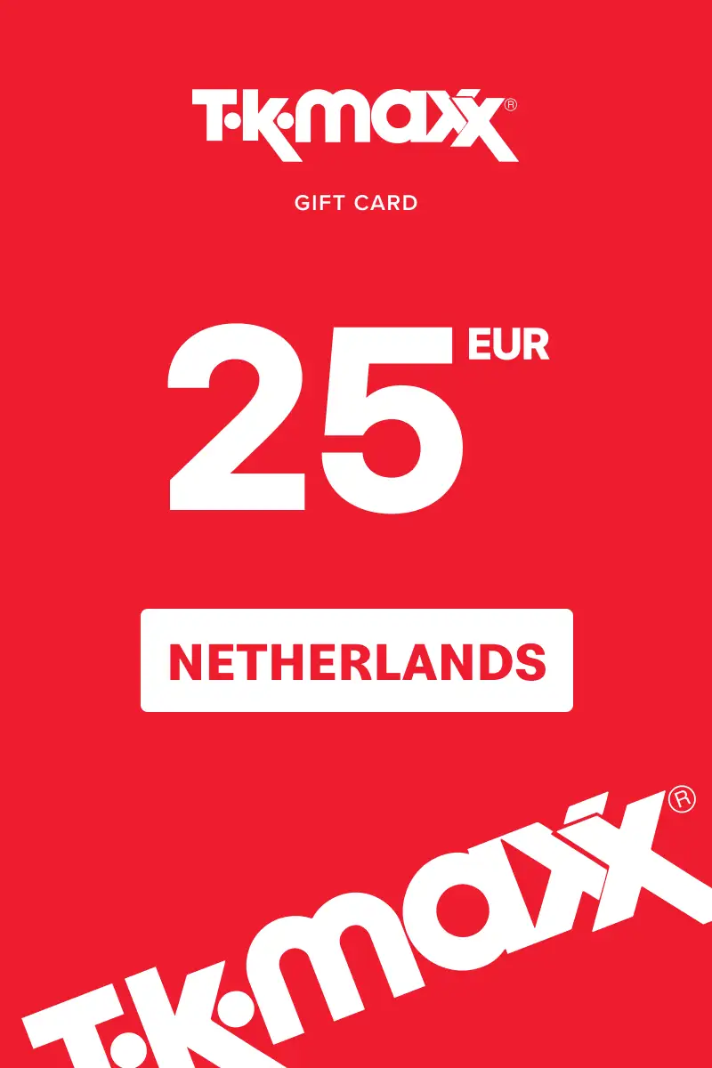 TK Maxx 25 EUR Gift Card (Netherlands) - Digital Key