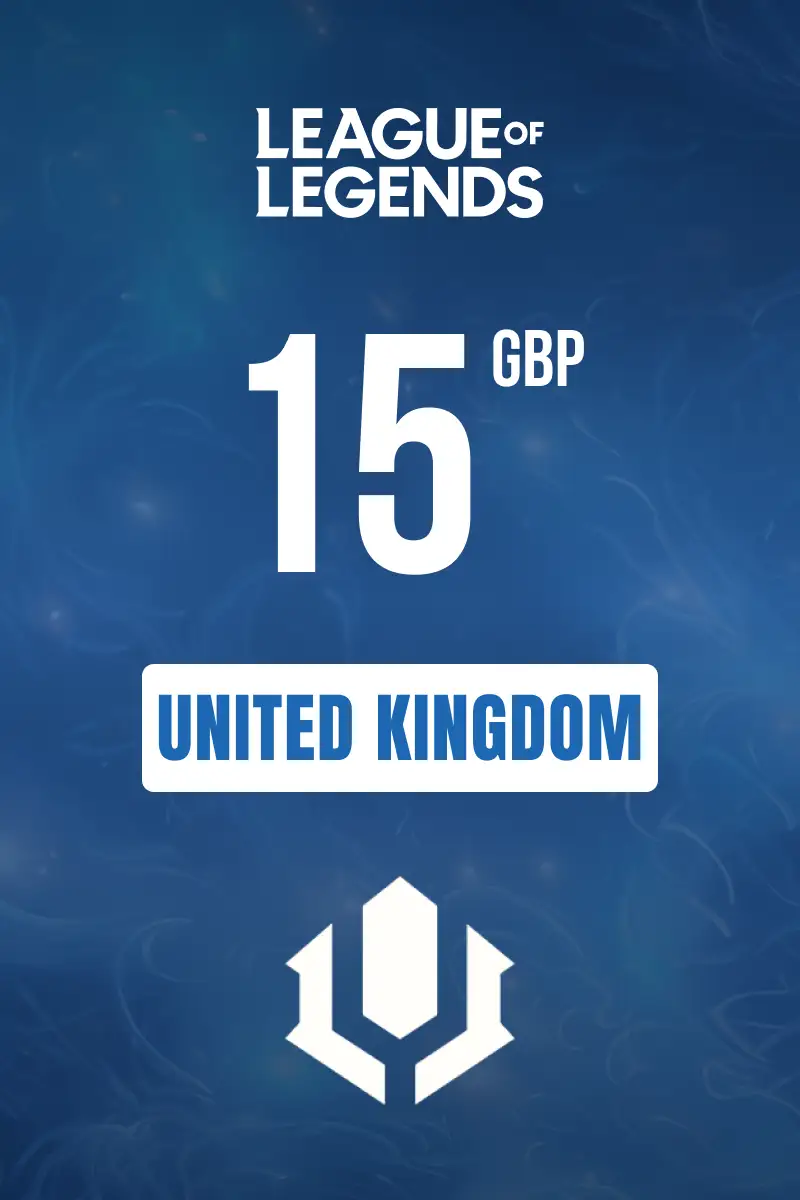 League of legends 15 GBP Gift Card (United Kingdom) - Digital Key