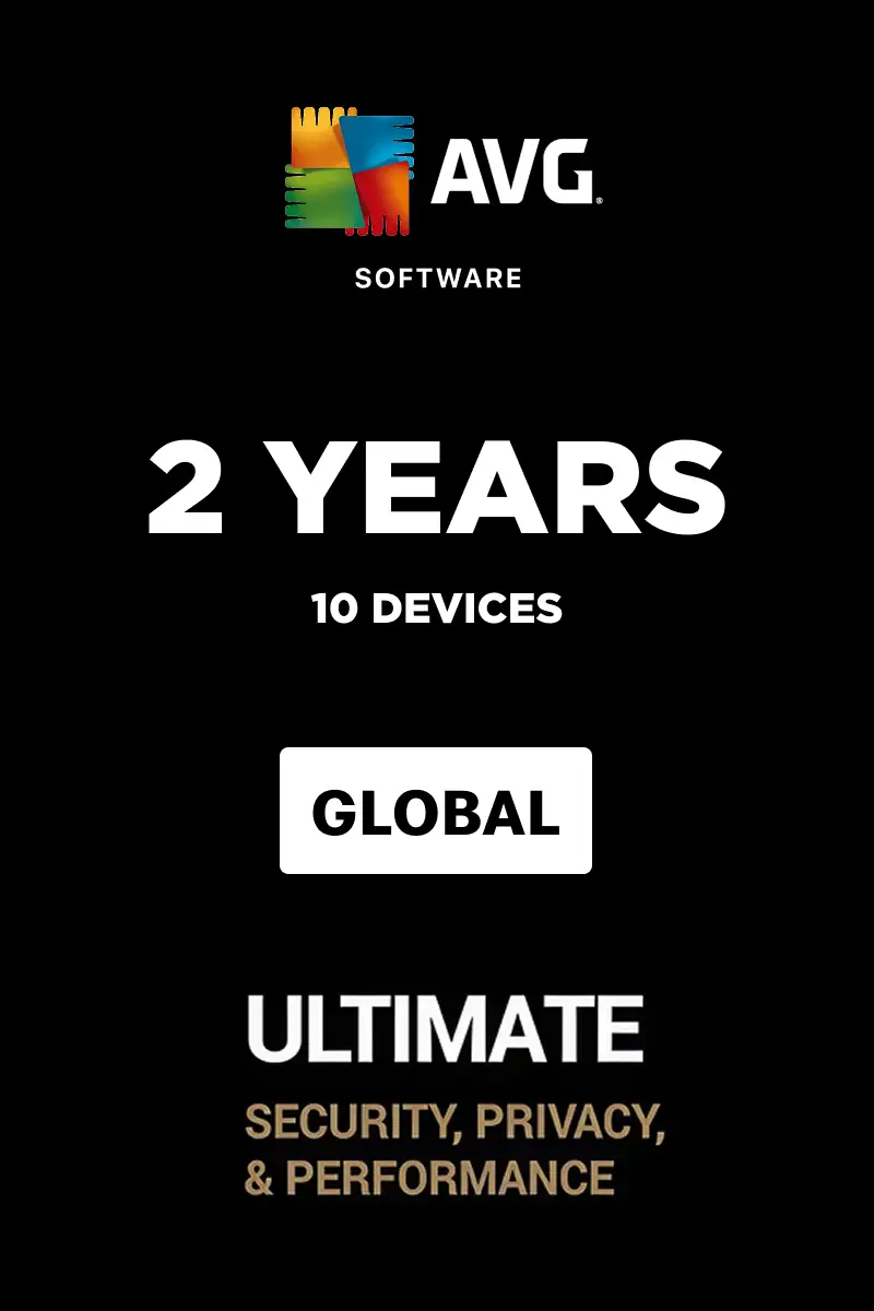 AVG Ultimate (Global) (PC) 10 Devices 2 Years - Digital Key