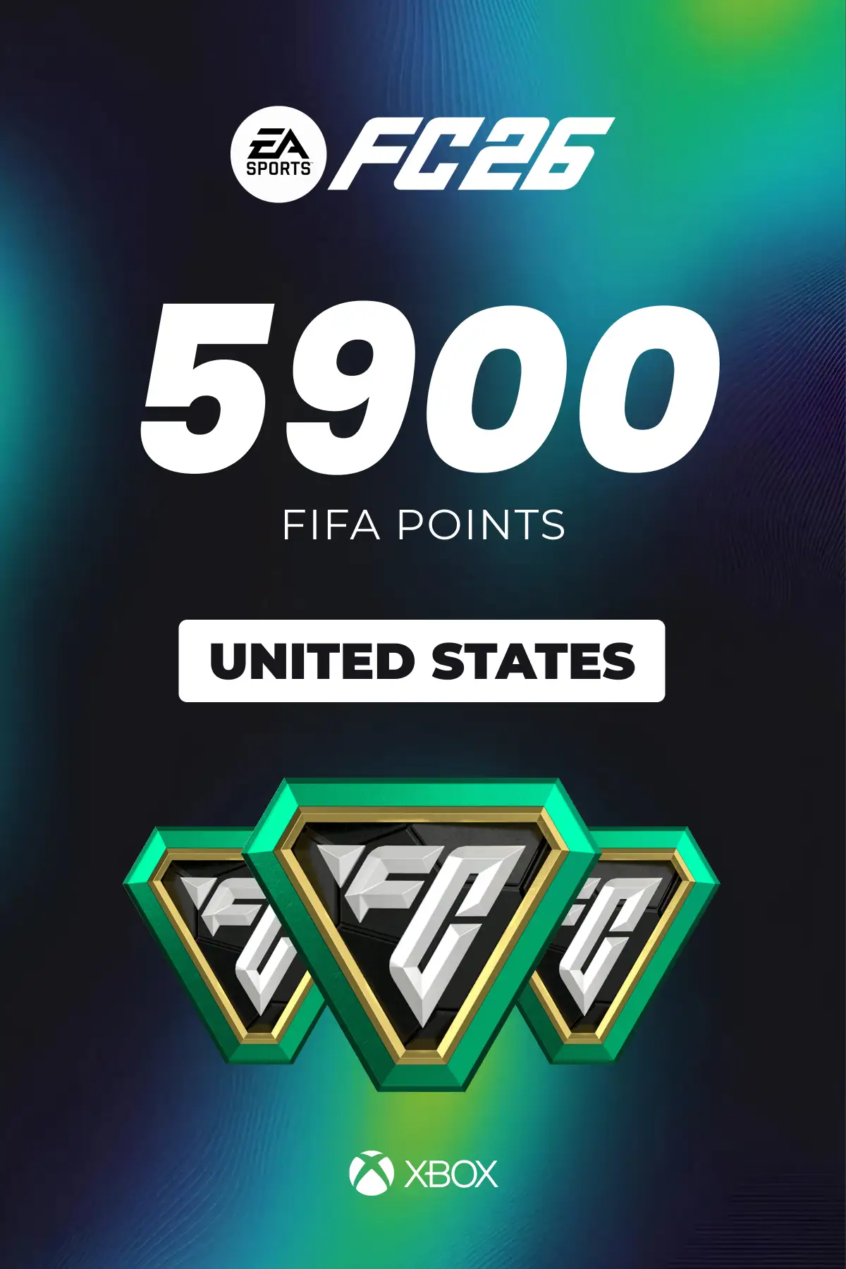 EA SPORTS FC 26 - 5900 FC Points (United States) (Xbox One / Xbox Series X|S) - Xbox Live - Digital Key