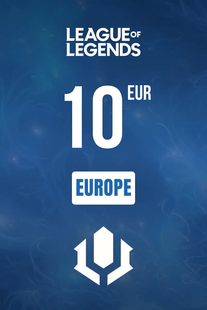 League of legends 10 EUR Gift Card (Europe) - Digital Key