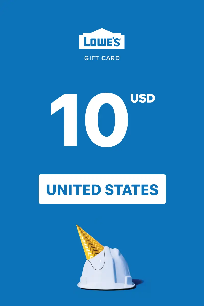 Lowe's 10 USD Gift Card (United States) - Digital Key