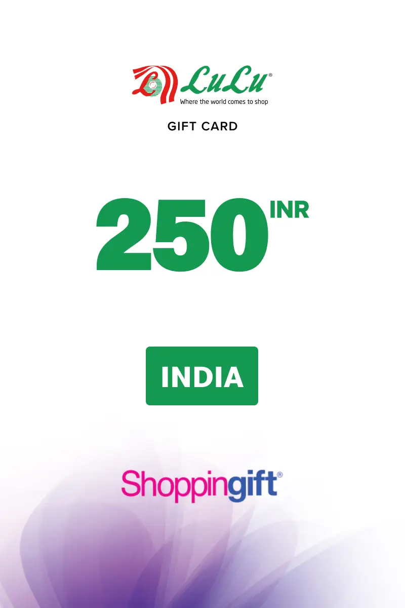 Lulu Hypermarket 250 INR Gift Card (India) - Digital Key