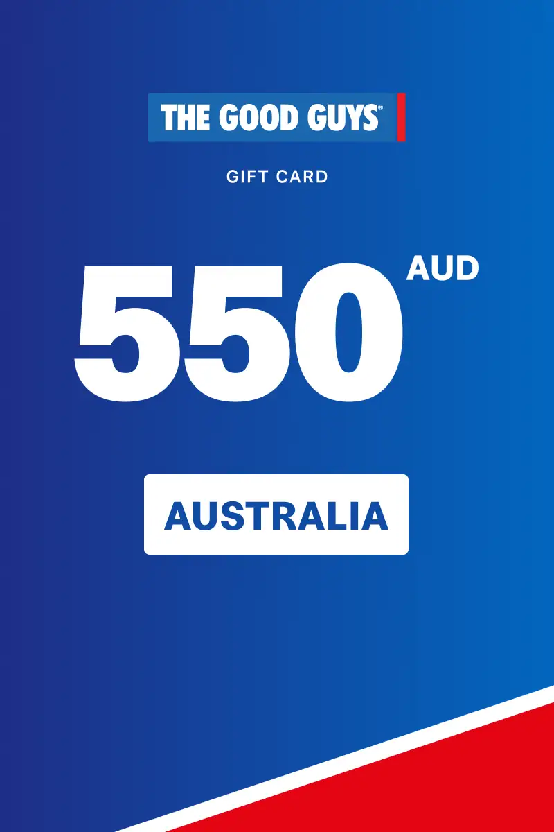 The Good Guys 550 AUD Gift Card (Australia) - Digital Key