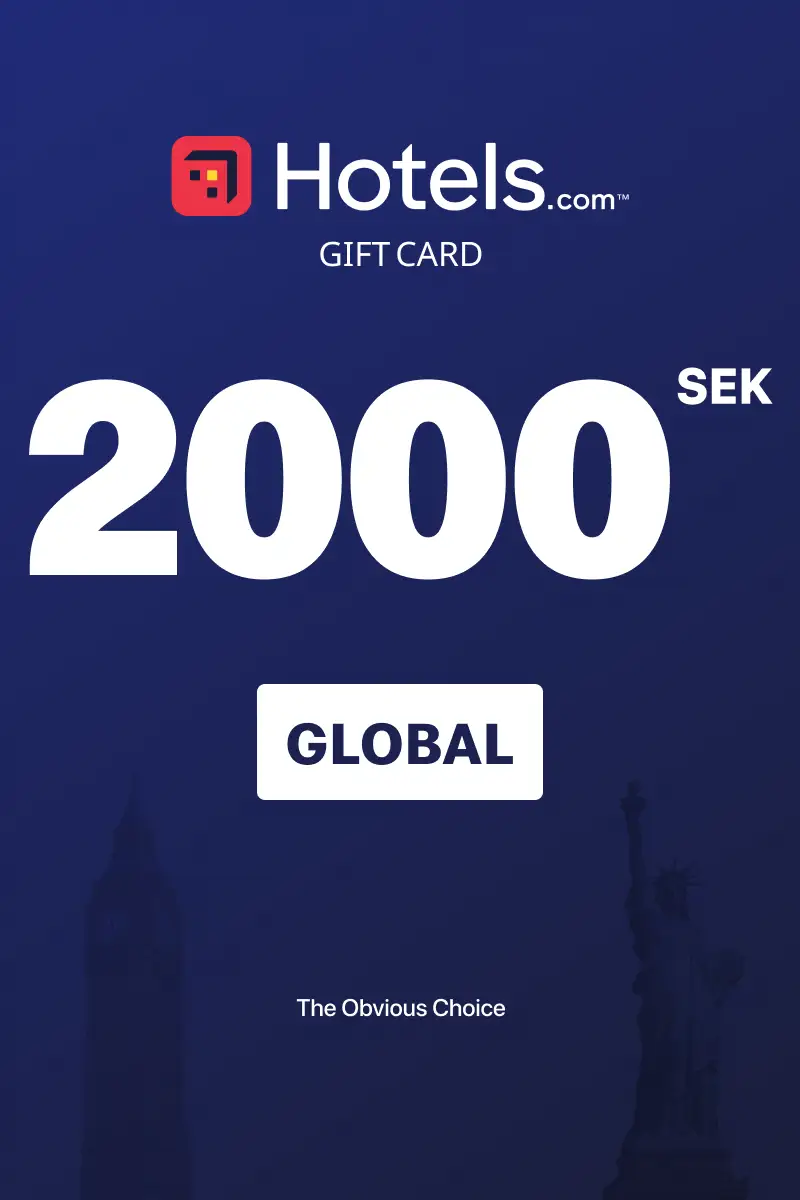 Hotels.com 2000 SEK Gift Card (Global) - Digital Key