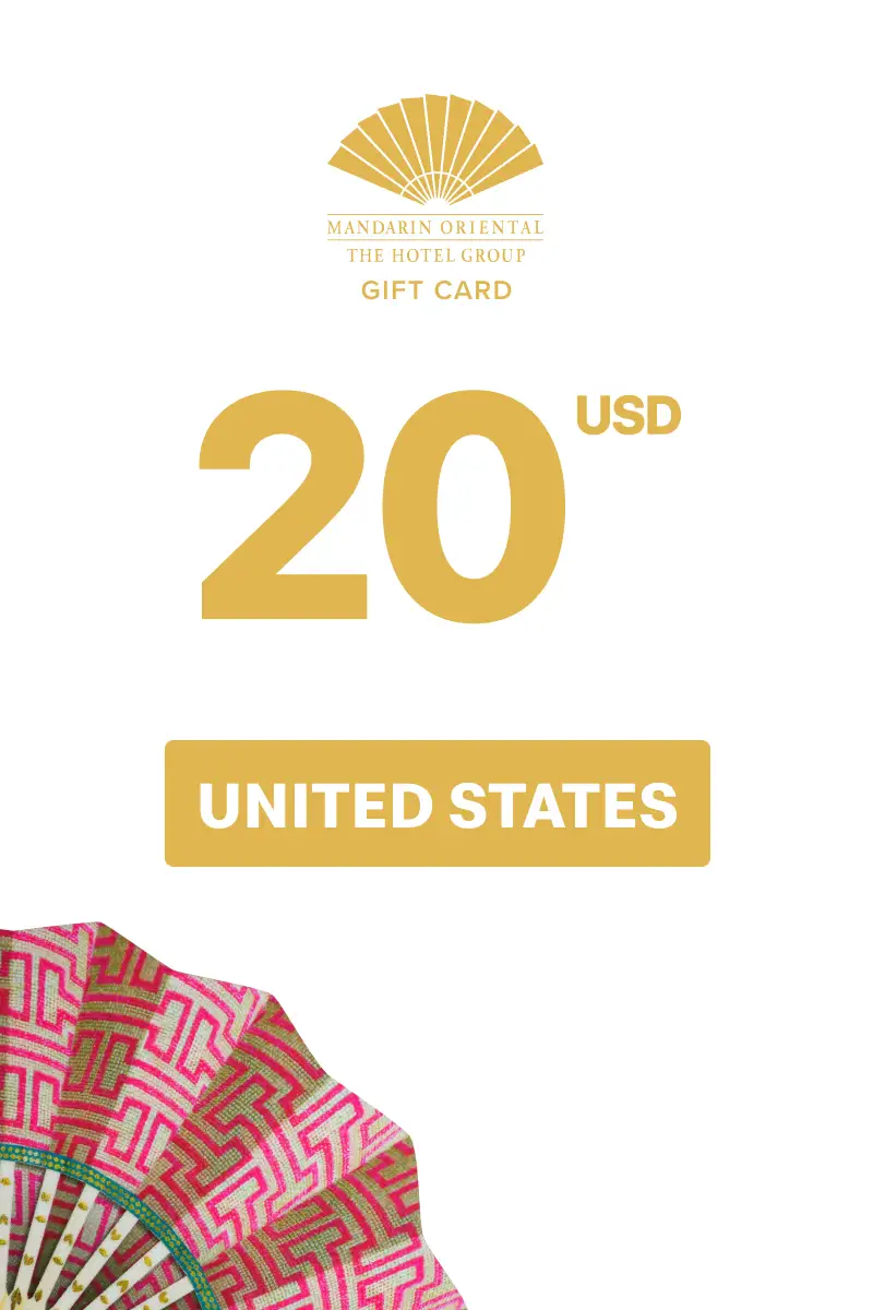 Mandarin Oriental Hotel Group 20 USD Gift Card (United States) - Digital Key