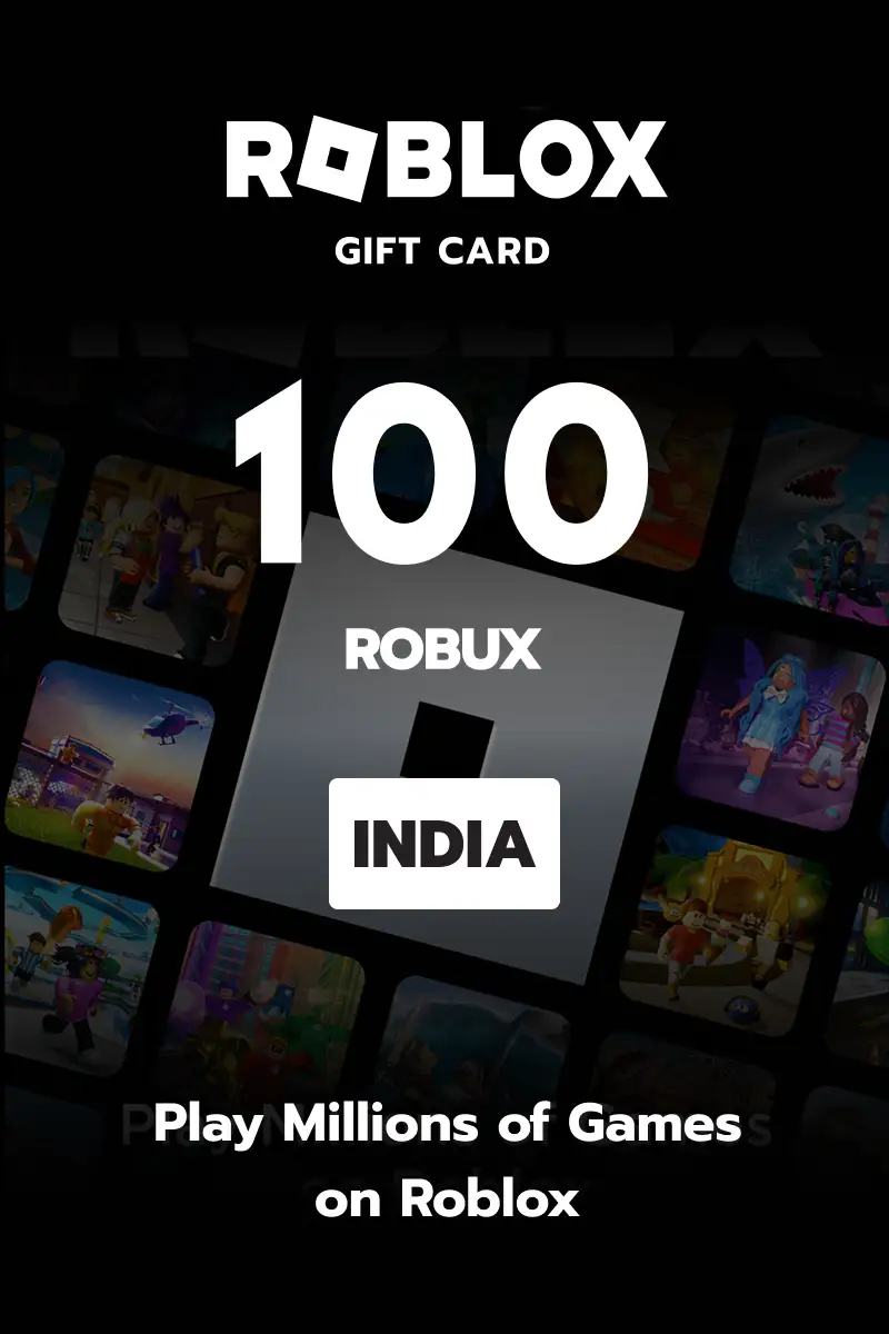 Roblox 100 Robux (India) - Digital Key