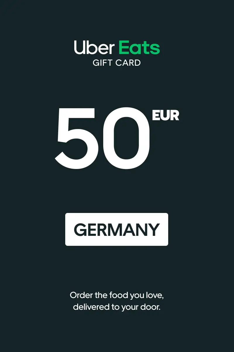 Uber Eats 50 EUR Gift Card (Germany) - Digital Key