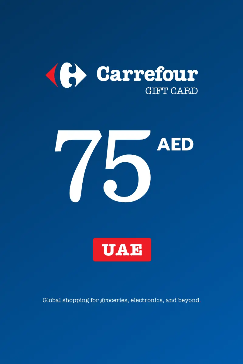 Carrefour 75 AED Gift Card (United Arab Emirates) - Digital Key