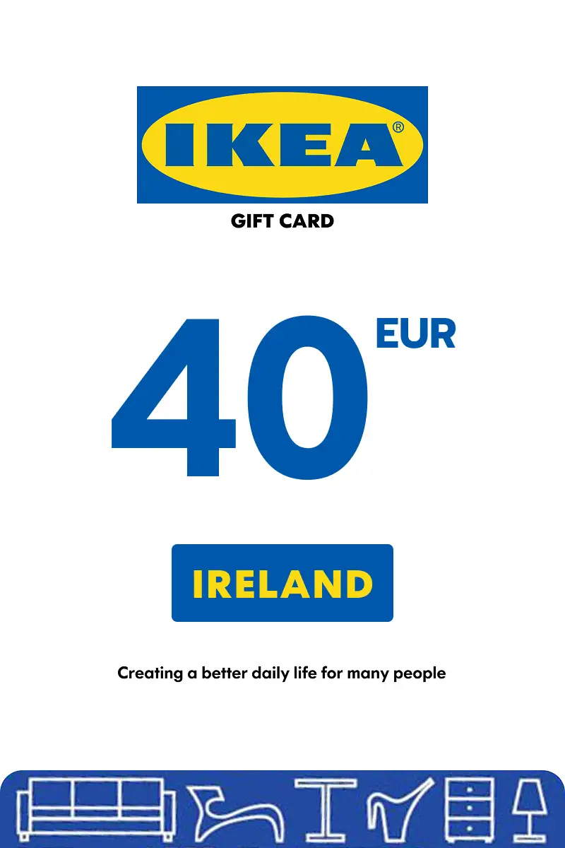 IKEA 40 EUR Gift Card (Ireland) - Digital Key