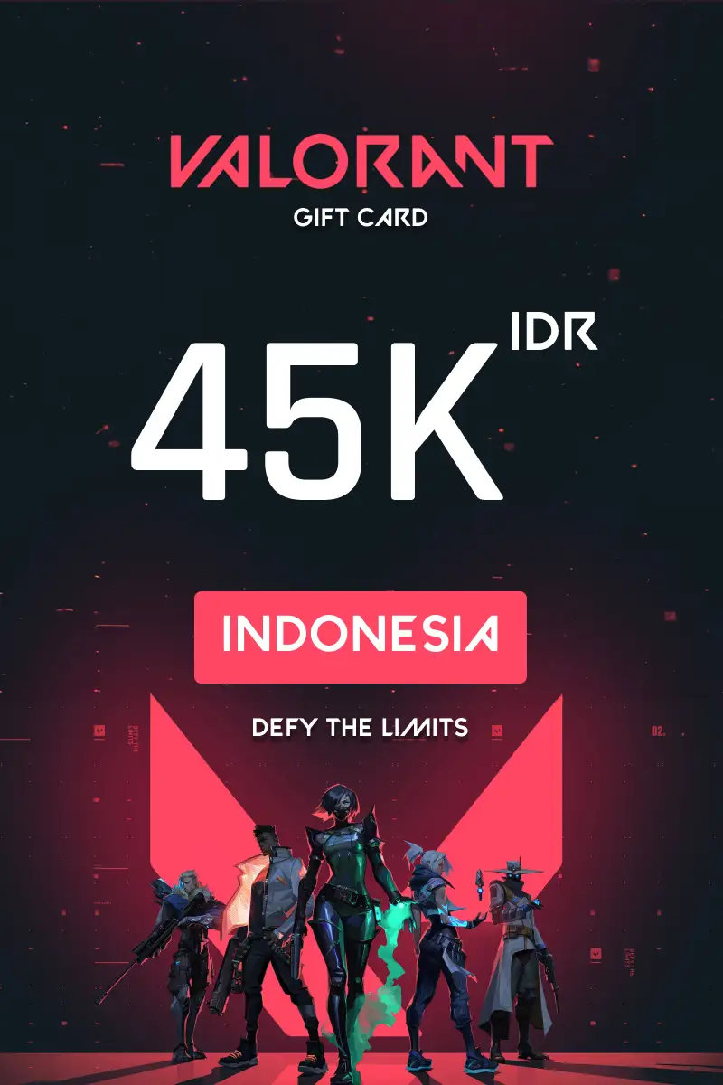 Valorant 45000 IDR Gift Card (Indonesia) - Digital Key