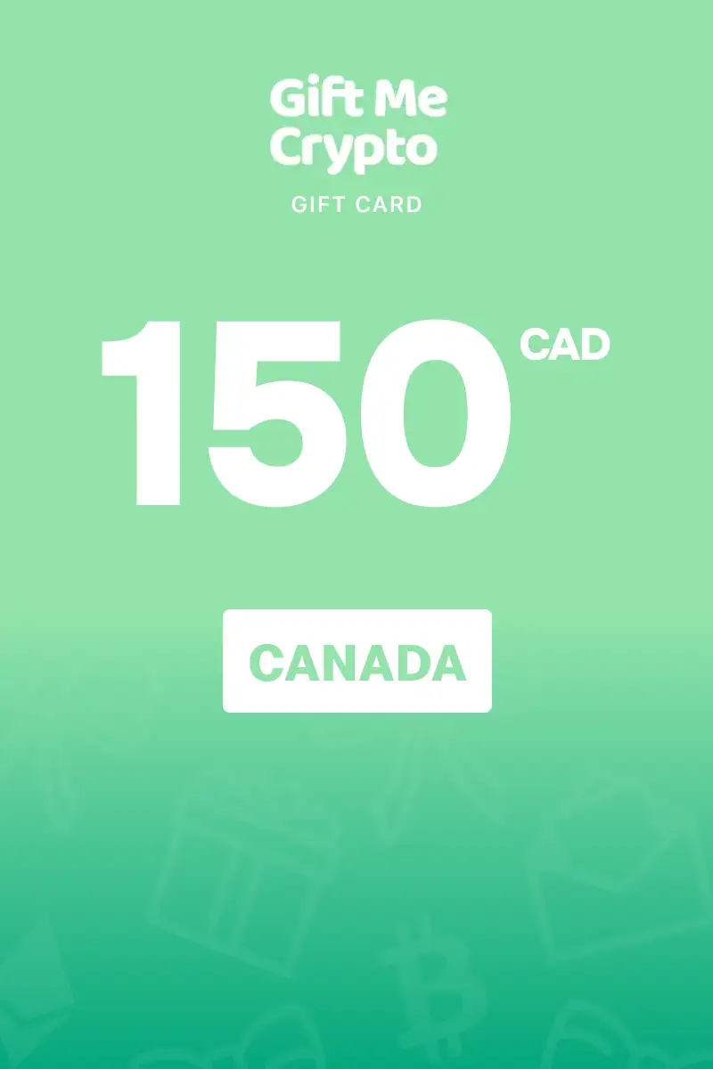 Gift Me Crypto 150 CAD Gift Card (Canada) - Digital Key
